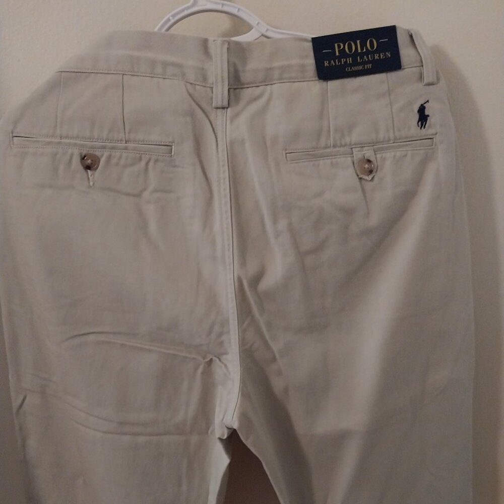 BNWT Polo Ralph Lauren Mens Chino Biege Classic Fit 31x30